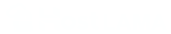 HostLama logo representing a trusted brand in domain registration and web hosting services.